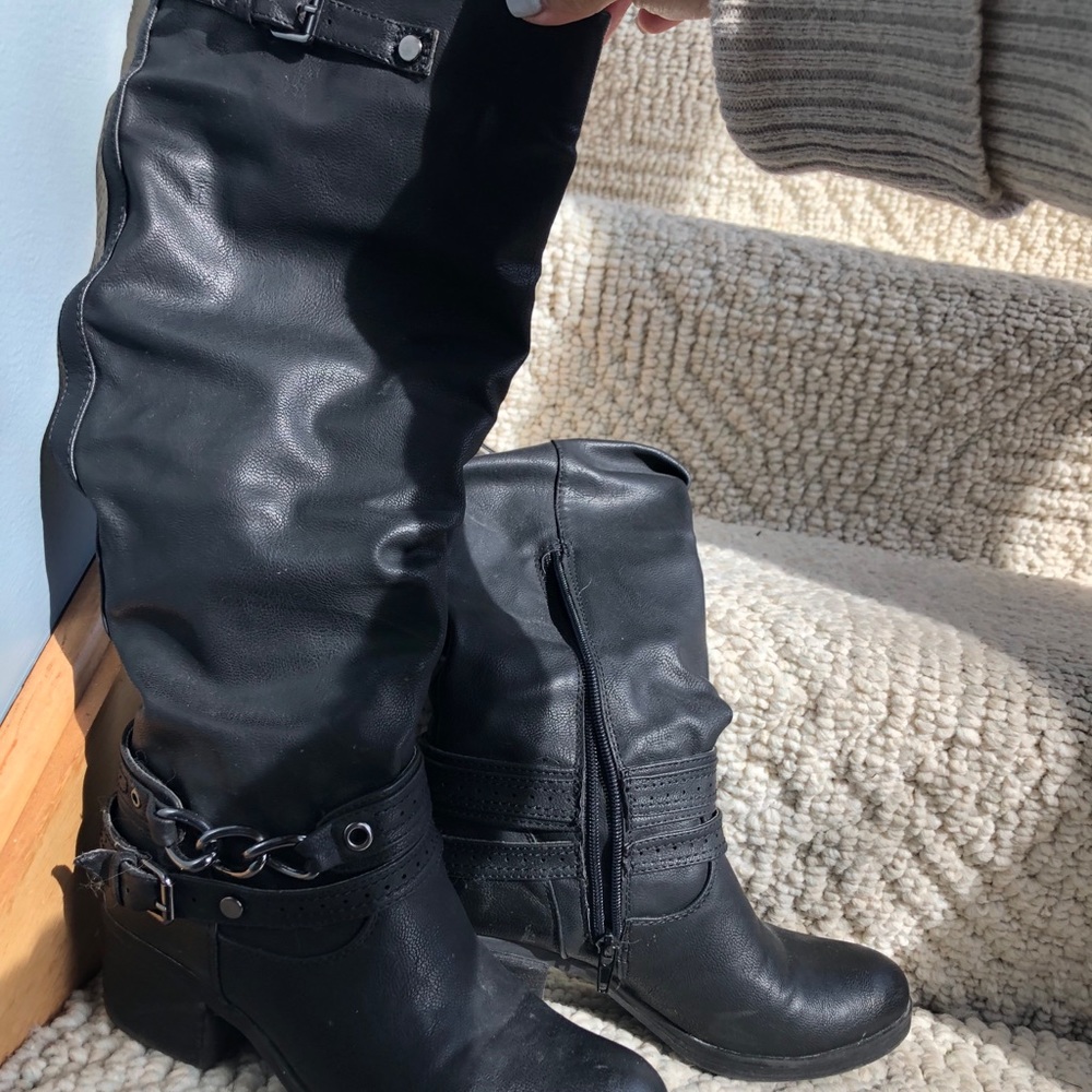 Tall Black Boots